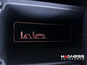 Volkswagen ID. Buzz Interior Upgade Kit - Non Slip Rubber Liner Kit - Orange